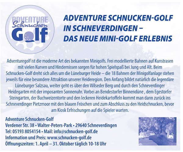 Adventure Schnuckengolf Schneverdingen